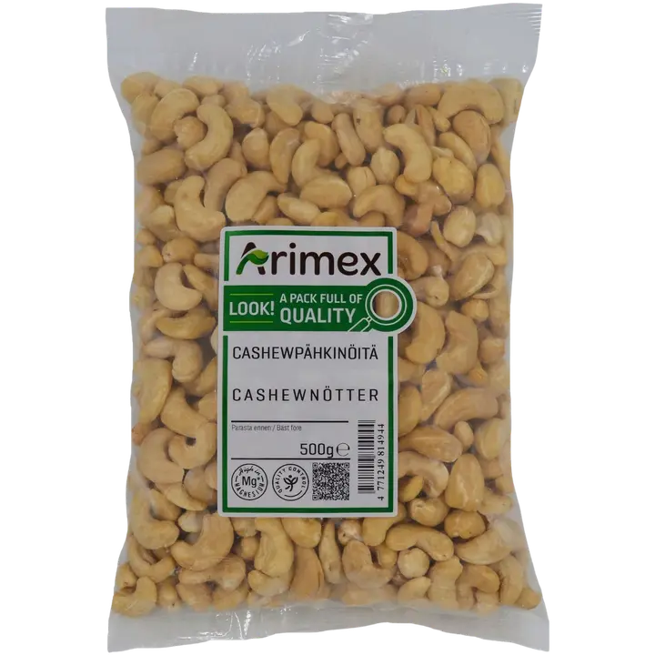 Arimex Cashewpähkinä 500g-Arimex 腰果 500g