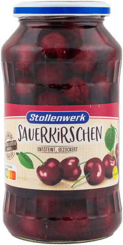 Stollenwerk 680/350g kivettömät hapankirsikat