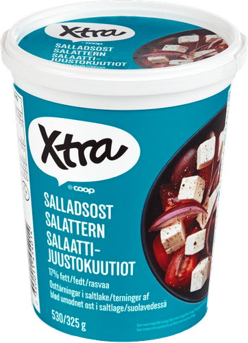 Xtra 530/325 g salaattijuustokuutiot