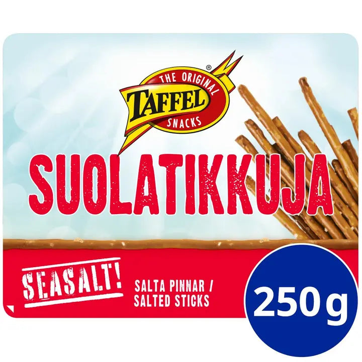 Taffel suolatikut leivottu snacks 250g-Taffel 椒盐卷饼 烘焙 零食 250g