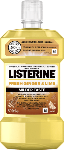 Listerine 鲜姜青柠温和味漱口水 500 ml