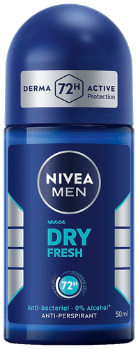NIVEA MEN 50ml 清新干爽止汗走珠