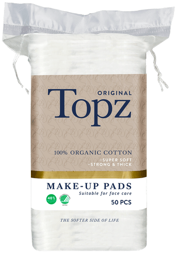 Topz 高级方形化妆棉片 50 kpl