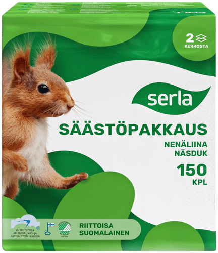 Serla Säästöpakkaus nenäliina 150kpl