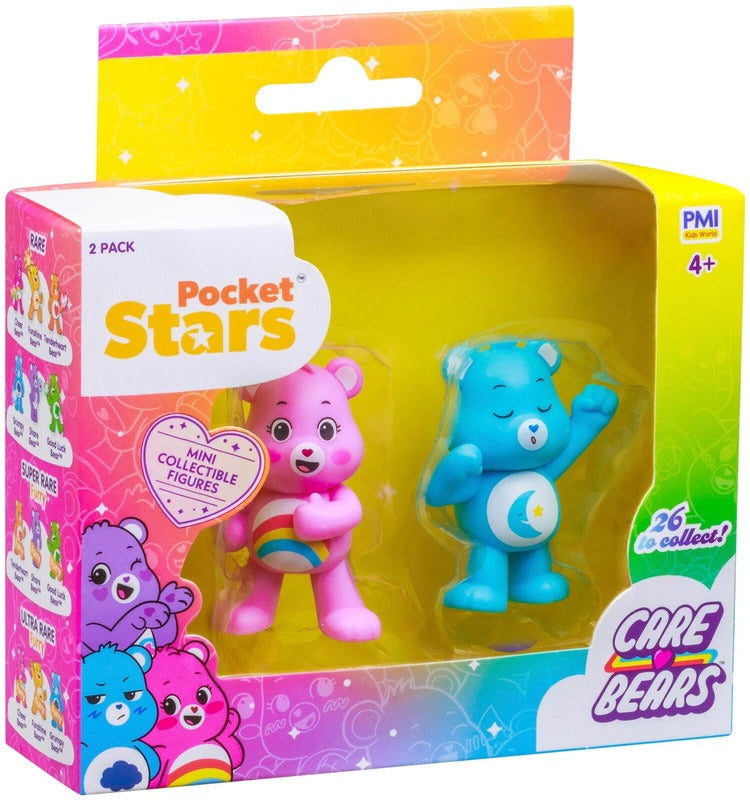 Care Bears 爱心小熊 5 厘米迷你人偶 2 个,多款