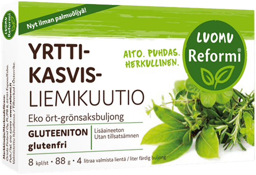 Reformi 有机香草高汤块 88g 8kpl|Reformi Luomu Yrttiliemikuutio 88g 8kpl