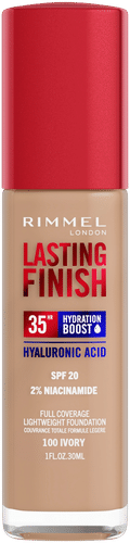 Rimmel Lasting Finish 35H Foundation meikkivoide 30ml, 100 Ivory