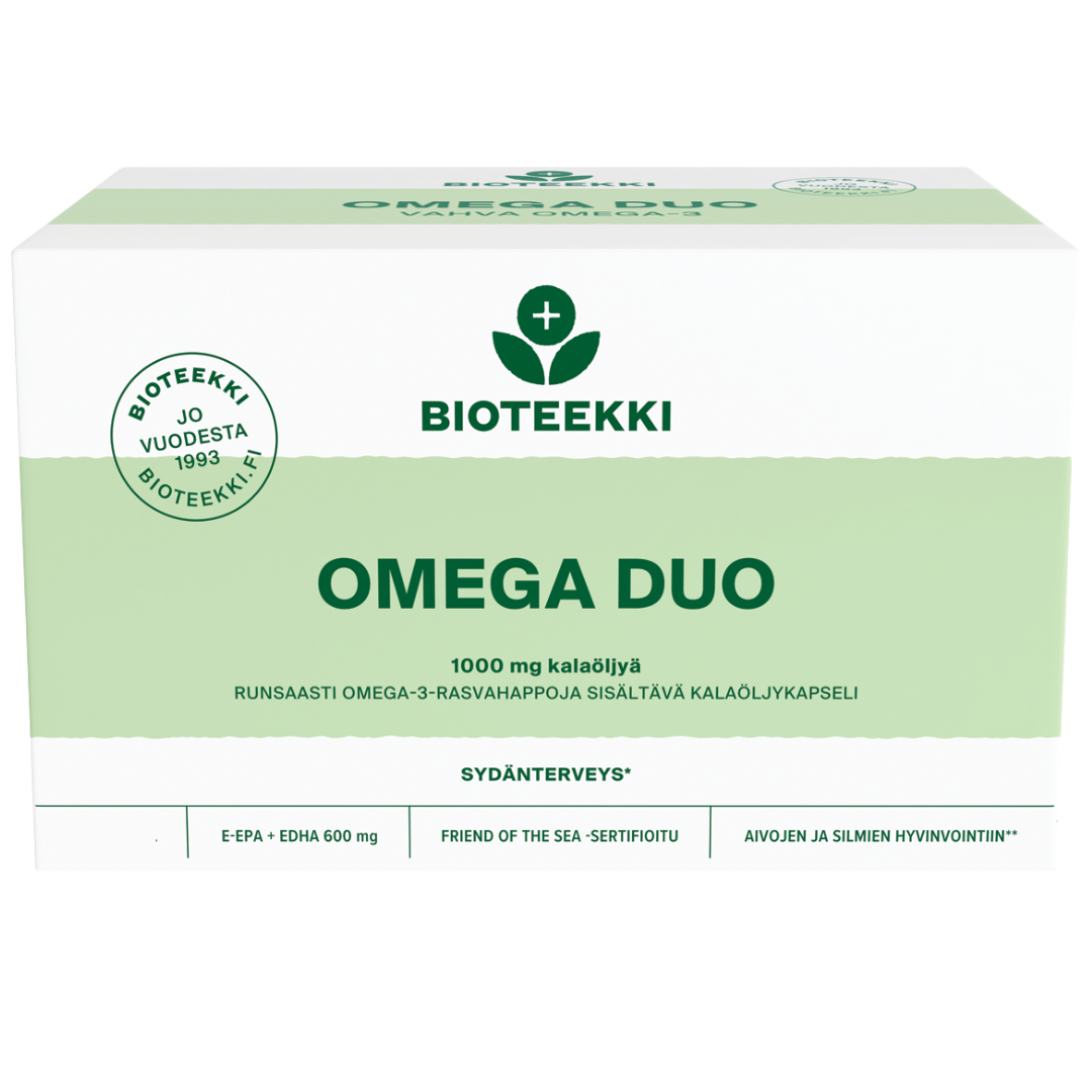 Bioteekki Omega Duo 135 kaps. - erä