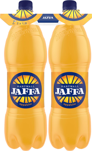 Hartwall Jaffa 2瓶哈特沃尔加法橙味汽水 1,5 l