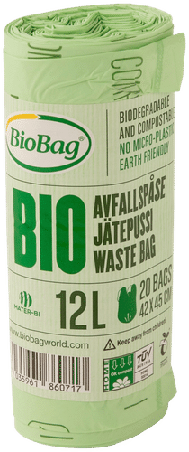 Biobag 20个绿色420x450 12升生物降解袋