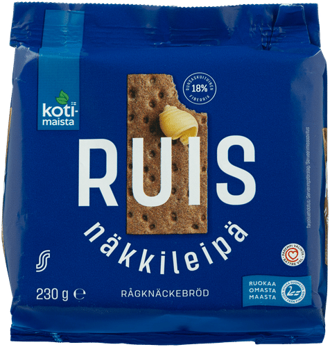 Kotimaista 黑麦脆面包 230g|Kotimaista Ruisnäkkileipä 230g
