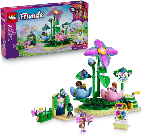 LEGO Friends 乐高好朋友 42702 花朵精灵装饰茶杯旋转木马