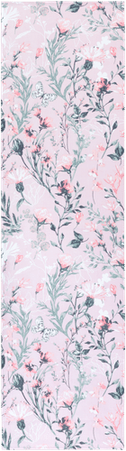 House Watercolor Flowers桌旗 33x120厘米,粉色