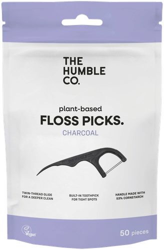 Humble Brush 牙线棒 50片 黑色
