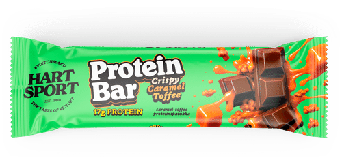 Hart-Sport 蛋白棒 脆焦糖太妃糖 55 g|Hart-Sport Proteiinipatukka CrispyCaramelToffee 55 g