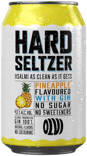 OLVI Hard Seltzer 菠萝杜松子饮 4.5% 0.33 升 tlk