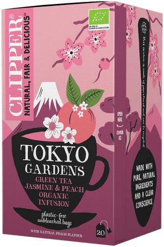 Clipper Luomu Tokyo gardens yrttihauduke 20ps/40g|Clipper 有机东京花园花草茶 20ps/40g