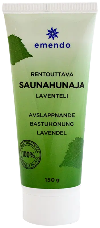 Emendo 150克放松桑拿蜂蜜 薰衣草|Emendo 150g rentouttava saunahunaja laventeli