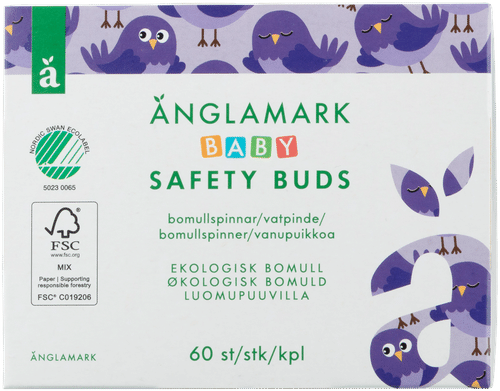 Änglamark 有机婴儿棉签 60 kpl