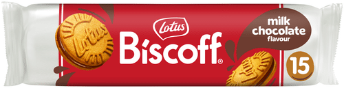 Lotus Biscoff 夹心饼干 牛奶巧克力味 150g|Lotus Biscoff Täytekeksi Milk chocolate flavour 150g