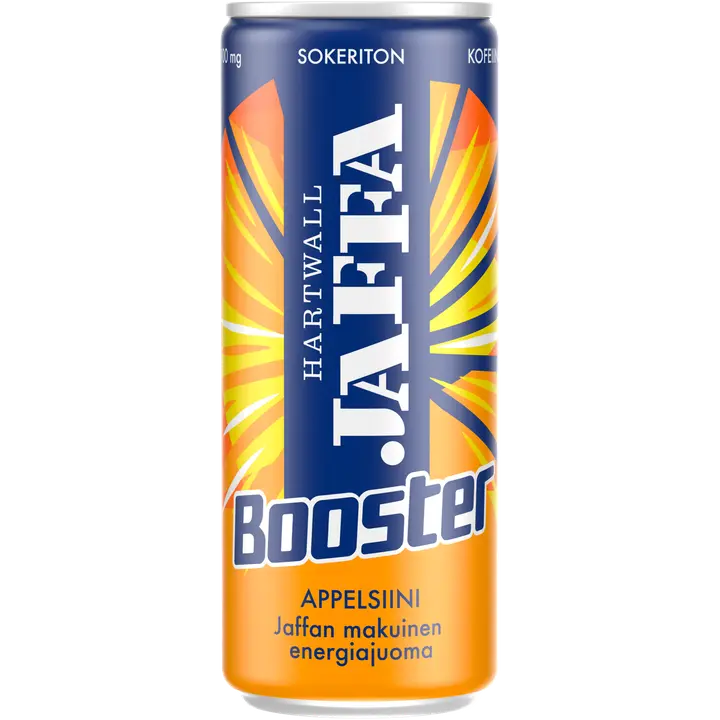 Jaffa Booster 橙子无糖能量饮料 0,33 l|Jaffa Booster Appelsiini sokeriton energiajuoma 0,33 l