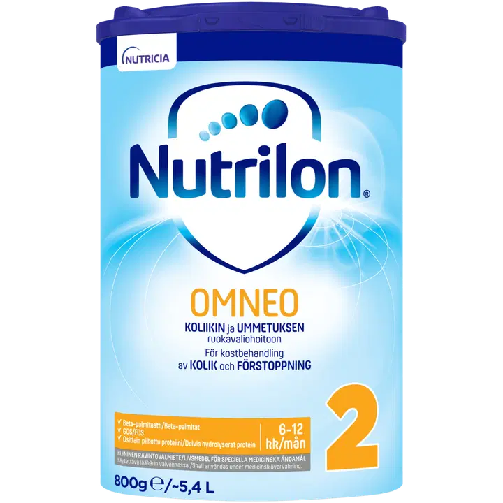 Nutrilon Omneo 2 800克,临床营养制剂粉末,适用于6-12个月婴儿