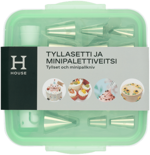 House 薄纱套装和迷你调色刀