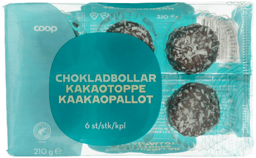 Coop 可可球 210 g|Coop kaakaopallot 210 g