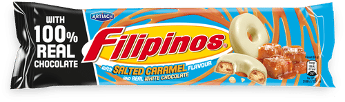 Filipinos 118g 咸焦糖白巧克力饼干|Filipinos 118g Suolainen kinuski Keksi valkosuklaalla