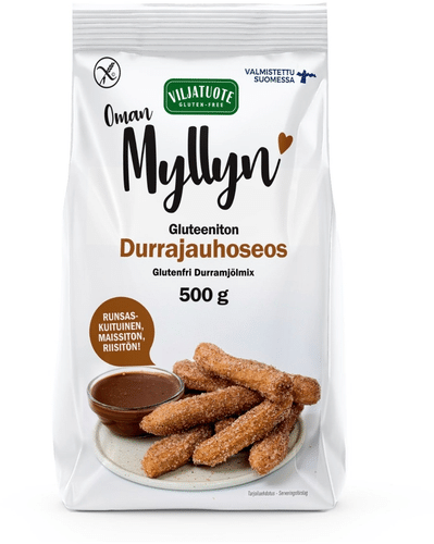 Virtasalmen Viljatuote Gluteeniton Durrajauhoseos 500g|Virtasalmen Viljatuote 无麸质杜拉面粉混合物 500g