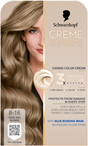 Creme Supreme 8-16 自然灰金色