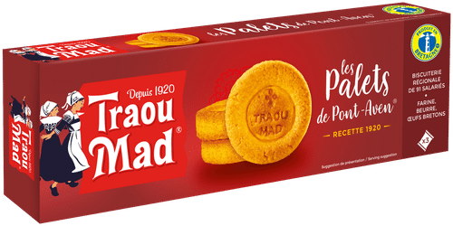 Traou Mad 布列塔尼黄油酥饼 100 g|Traou Mad Brittany Palets voikeksi 100 g