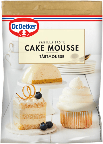 Dr. Oetker Vaniljanmakuinen kakkumoussejauhe 90g|Dr. Oetker 香草味蛋糕慕斯粉 90g