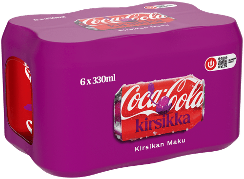 Coca-Cola 6罐装 可口可乐原味樱桃汽水 0,33 L