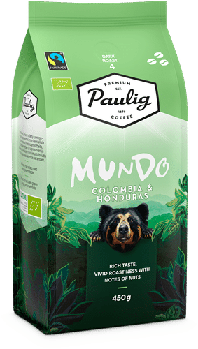 Paulig Mundo 哥伦比亚和洪都拉斯有机咖啡咖啡豆 450g