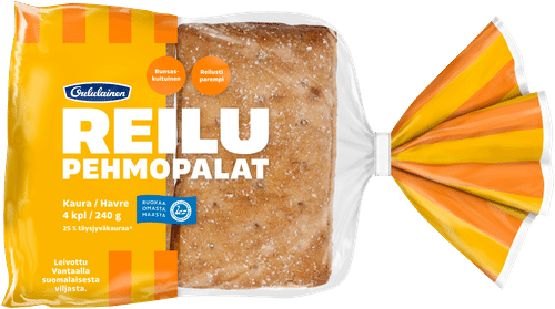 Oululainen Reilu Pehmopalat Kaura 4kpl 240g|Oululainen Reilu 燕麦软块 4件装 240g