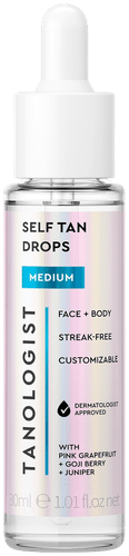 Tanologist 自晒黑滴剂中色 30ml|Tanologist Self Tan Drops Medium -itseruskettavat tipat 30ml