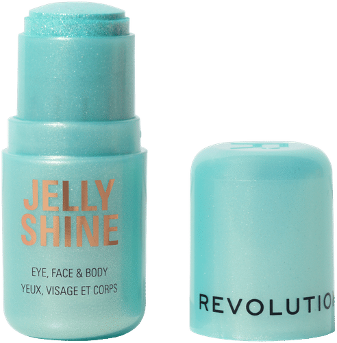 Revolution jelly shine eye, face & body monikäyttö meikkipuikko 5,5g mermaid green