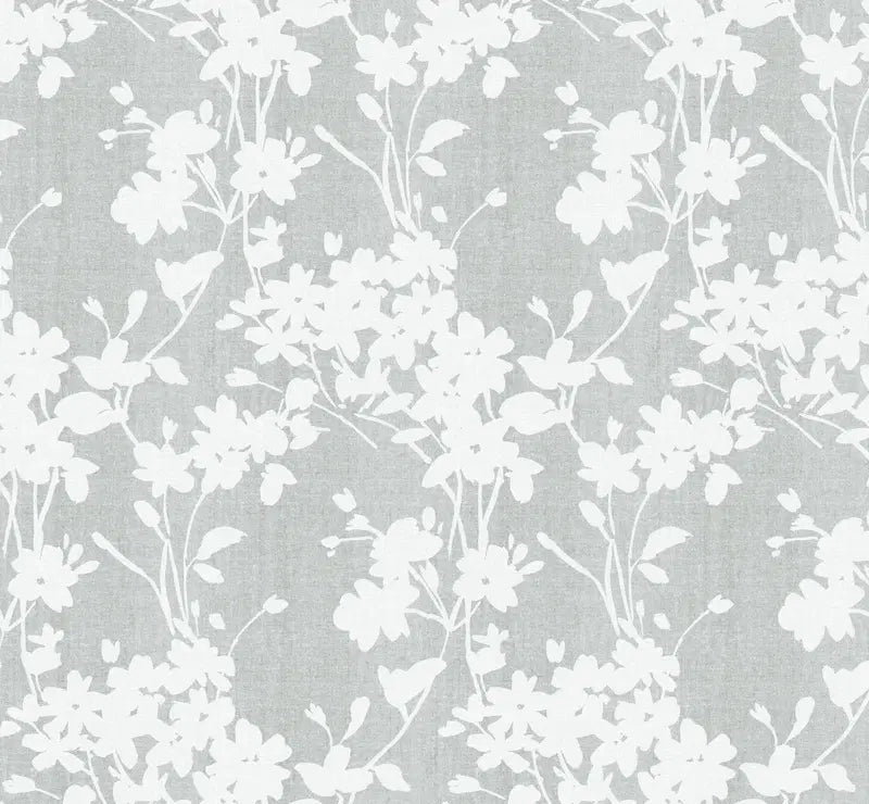 Dolce Vita 油布桌布 花朵 140x240厘米 灰色