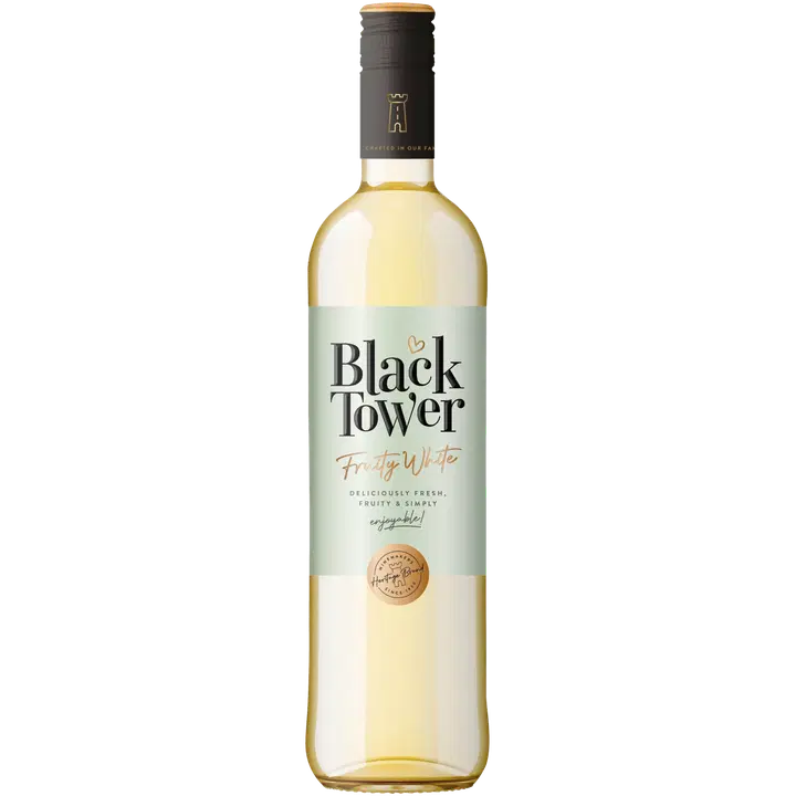 Black Tower Fruity White 8 til-% 0,75 l plo|Black Tower 果味白葡萄饮料 8 vol% 0.75 l plo
