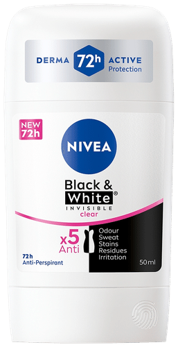 NIVEA 50毫升黑白隐形原味止汗棒