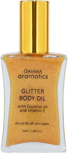 GAMMA aromatics Glitter vartaloöljy Gold 50ml