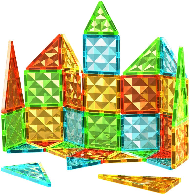 Geomag 磁力片 Gems 32件套磁力建构积木|Geomag magneettiset laatat Gems 32 osaa magneettirakennussetti