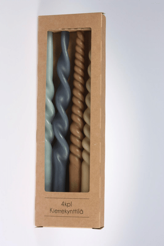 Kierrekynttilä 4 kpl , 28 cm multi 1