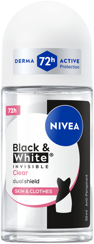 NIVEA 50毫升黑白隐形原味止汗走珠