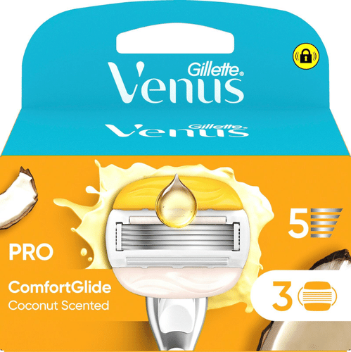 Gillette Venus Pro Comfortglide 椰子 3片刀头