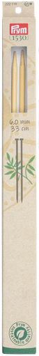 Prym 竹制编织针 6.0 33cm