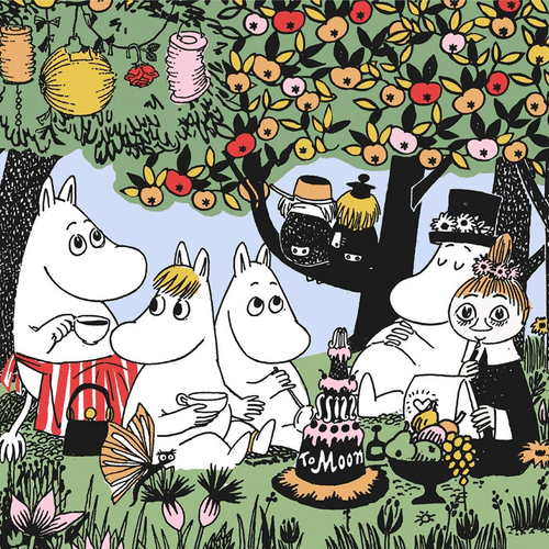 Moomin 餐巾纸 派对姆明 33cm 20kpl|Moomin lautasliina Party Muumi 33cm 20kpl