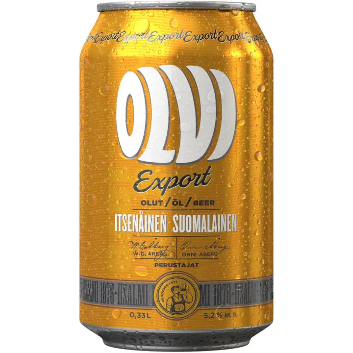 OLVI Export 5,2 % olut 0,33 l tlk|Olvi 出口 5.2% 饮料 0.33 升 tlk