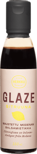 Herkku 150毫升柠檬味摩德纳香醋釉|Herkku 150ml Glaze Sitruuna maustettu Modenan balsamietikka